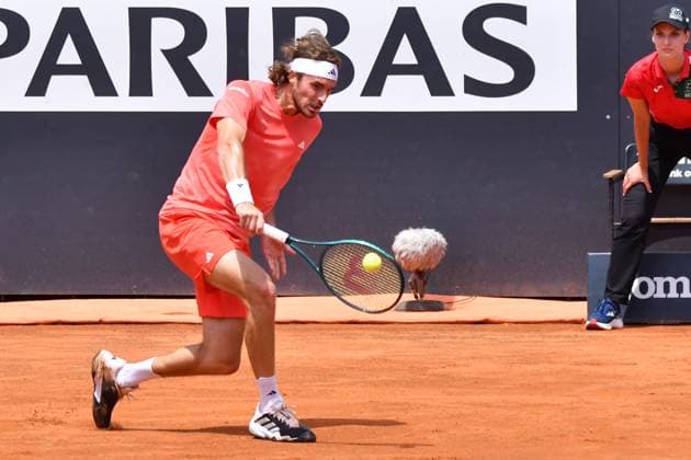 Internazionali di Tennis Roma 2024 Terzo turno 13 Maggio 2024 Nella foto: Stefanos Tsitsipas  Copyright: xAndreaxRosito IPAxSportx xipa-agx xx IPA_46013149 IPA_Agency_IPA46013149