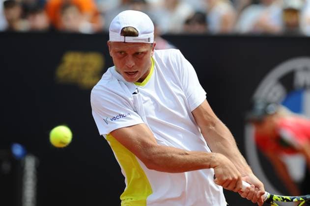 Foto IPP Cavaliere Emiliano. Roma 13 05 2024. Tennis Internazionali d Italia 2024. Nella foto: il francese Alexandre Muller. Italy Photo Press - World Copyright italy ITALY  Copyright: xR4924_italyphotopressx