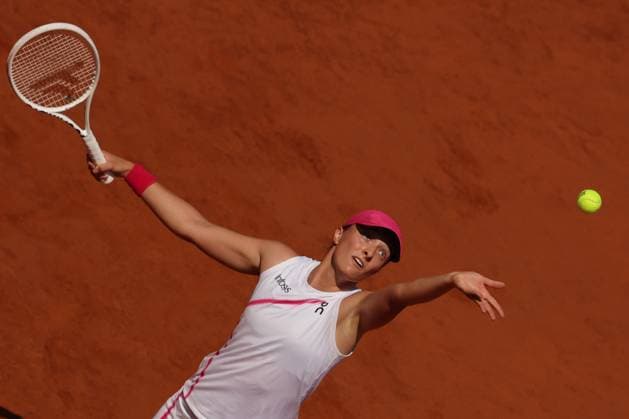 Tennis: WTA, Tennis Damen 1000 Internazionali di Tennis in Rome at Foro Italico. Match IGA SWIATEK (POL) VS ANGELIQUE KERBER (GER) Rome, Italy 13.05.2024: IGA SWIATEK (POL) VS ANGELIQUE KERBER (GER) during Internazionali BNL 2024 WOMEN™S WTA 1000 Open tennis tournament in Rome at CENTER COURT Rome foro italico italy italy Copyright: xmarcoxiacobucci