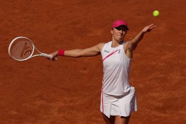 Tennis: WTA, Tennis Damen 1000 Internazionali di Tennis in Rome at Foro Italico. Match IGA SWIATEK (POL) VS ANGELIQUE KERBER (GER) Rome, Italy 13.05.2024: IGA SWIATEK (POL) VS ANGELIQUE KERBER (GER) during Internazionali BNL 2024 WOMEN™S WTA 1000 Open tennis tournament in Rome at CENTER COURT Rome foro italico italy italy Copyright: xmarcoxiacobucci