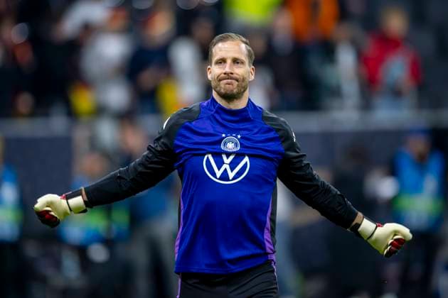 Soccer national team, season 2023 2024, international match Germany Netherlands on 26 03 24 at Deutsche Bank Park in Frankfurt Hesse Germanys goalkeeper Oliver Baumann warms up DFB REGULATIONS PROHIBIT ANY USE OF PHOTOGRAPHS AS IMAGE SEQUENCES AND OR QUASI VIDEO Copyright: xKirchner DavidxInderliedx