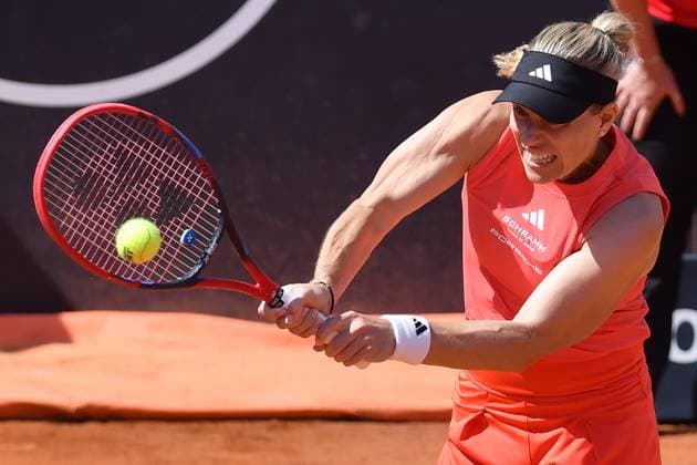 Angelique Kerber during the Internazionali BNL dÃ¢& x80;& x99;Italia 2024 at Foro Italico, Italy, May 13th, 2024 Mattia Vian during Internazionali BNL d Italia, International Tennis match in Rome, Italy, May 13 2024  Copyright: xMattiaxVian IPAxSportx xipa-agenx xx IPA_46024553 IPA_Agency_IPA46024553
