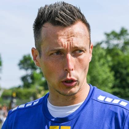 Adam Matuszczyk 1 FC Düren, 25 in interview, TV, television, microphone, 11 05 2024, Düren Germany , Football, Regionalliga West, 1 FC Düren TSV Alemannia Aachen xmhx