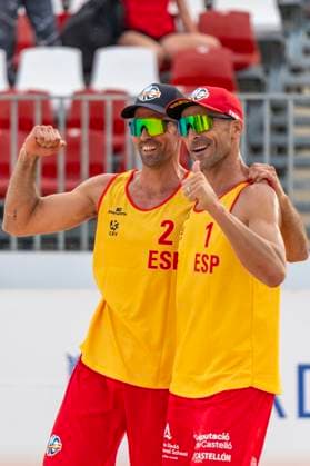 May 13, 2024, Madrid, Madrid, Spain: NATIONS CUP mens -- Herrera Gavira ESP 2 Ã¢â‚¬ Siren Nurminen FIN 0 (24 05 13).PABLO HERRERA ALLEPUZ (ESP).ADRIoÂN GAVIRA COLLADO (ESP) Madrid Spain - ZUMAc312 20240513_zsp_c312_155 Copyright: xOscarxManuelxSanchezx