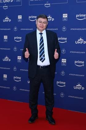 James Zhou ( Auxerre ) attends the UNFP Trophy Awards 2024 at Pavillon d Armenonville on May 13, 2024 in Paris, France. ( Photo by federico pestellini panoramic ) - FOOTBALL : Tapis rouge des Trophees UNFP - Paris - 13 05 2024 FedericoPestellini Panoramic 