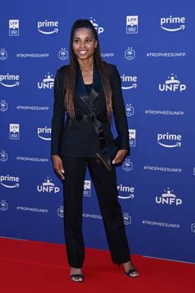 Laura Georges attends the UNFP Trophy Awards 2024 at Pavillon d Armenonville on May 13, 2024 in Paris, France. ( Photo by federico pestellini panoramic ) - FOOTBALL : Tapis rouge des Trophees UNFP - Paris - 13 05 2024 FedericoPestellini Panoramic 