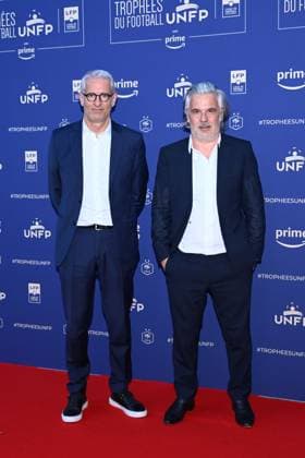 Arnaud ROUGER (Directeur General LFP) - Vincent LABRUNE (President LFP) attend the UNFP Trophy Awards 2024 at Pavillon d Armenonville on May 13, 2024 in Paris, France. ( Photo by federico pestellini panoramic ) - FOOTBALL : Tapis rouge des Trophees UNFP - Paris - 13 05 2024 FedericoPestellini Panoramic 