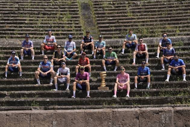 Radsport, Giro d Italia, 10. Etappe, Eindrücke aus dem Startort Pompeji Photo by Marco Alpozzi Lapresse)  Copyright: xMarcoxAlpozzix xLaPressex