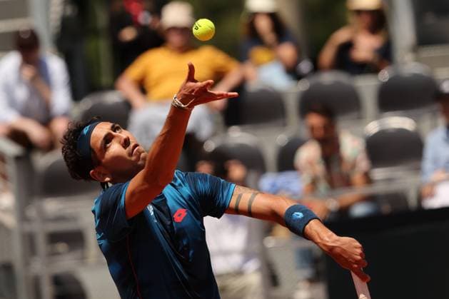 Tennis: ATP, Tennis Herren 1000 Internazionali di Tennis in Rome at Foro Italico. Match A.TABILO (CHILE) VS K. KHACHANOV (BUL) Rome, Italy 14.05.2024: A.TABILO (CHILE) VS K. KHACHANOV (BUL) during Internazionali BNL 2024 Men s Atp 1000 Open tennis tournament in Rome at Grand Stand Arena . Rome foro italico italy italy Copyright: xmarcoxiacobucci