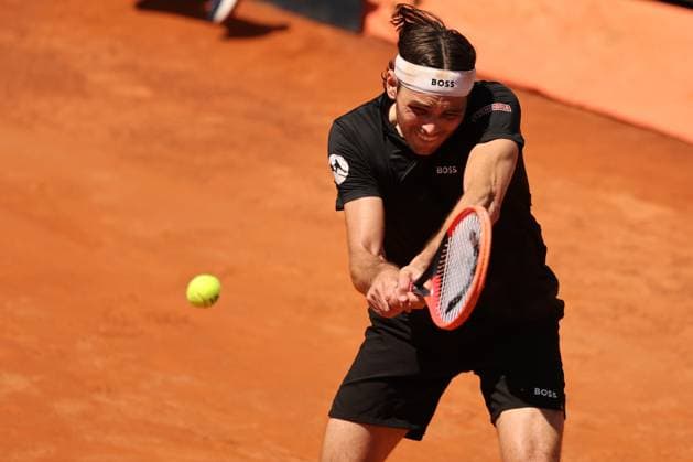 Rome, Italy 14.05.2024: TAYLOR FRITZ (USA) VS GRIGOR DIMITROV (BUL) during Internazionali BNL 2024 Men s ATP, Tennis Herren 1000 Open tennis tournament in Rome at CENTRE COURT.  Copyright: xMarcoxIacobucci IPAxSportx xipa-x xx IPA_46047591 IPA_Agency_IPA46047591