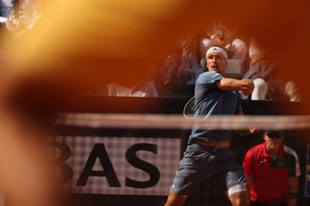 Tennis: ATP, Tennis Herren 1000 Internazionali di Tennis in Rome at Foro Italico. (USA) Rome, Italy 14.05.2024: Alexander ZVEREV (GER) VS Nuno Borges (POR) during Internazionali BNL 2024 Men s ATP 1000 Open tennis tournament in Rome at CENTRE COURT. Rome foro italico italy italy Copyright: xmarcoxiacobucci