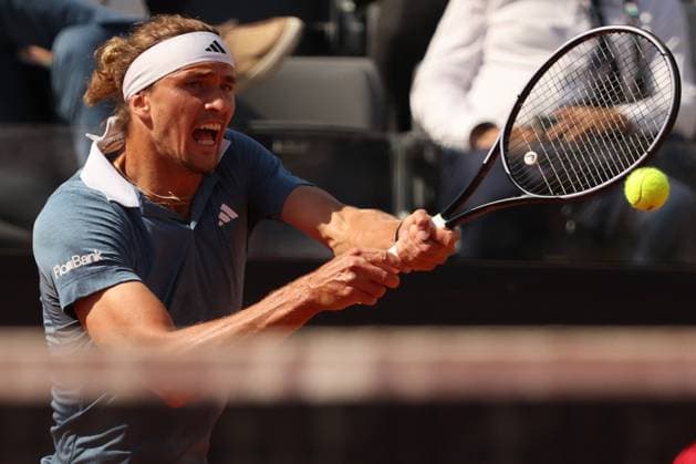 Tennis: ATP, Tennis Herren 1000 Internazionali di Tennis in Rome at Foro Italico. (USA) Rome, Italy 14.05.2024: Alexander ZVEREV (GER) VS Nuno Borges (POR) during Internazionali BNL 2024 Men s ATP 1000 Open tennis tournament in Rome at CENTRE COURT. Rome foro italico italy italy Copyright: xmarcoxiacobucci