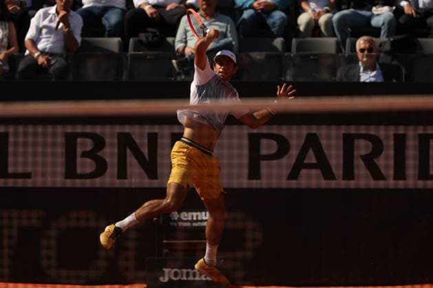 Tennis: ATP, Tennis Herren 1000 Internazionali di Tennis in Rome at Foro Italico. (USA) Rome, Italy 14.05.2024: Alexander ZVEREV (GER) VS Nuno Borges (POR) during Internazionali BNL 2024 Men s ATP 1000 Open tennis tournament in Rome at CENTRE COURT. Rome foro italico italy italy Copyright: xmarcoxiacobucci