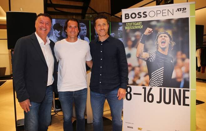 Tennis, ATP tournament in Stuttgart, Boss Open press conference with Tommy Haas