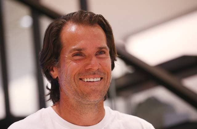BAU 14 05 2024 Stuttgart Tennis Boss Open PK with tournament ambassador Tommy Haas, tournament ambassador Tommy Haas,