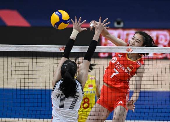 Volleyball, Women, Nations League, China - South Korea