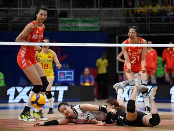Action during the Volleyball Nations League 2024 match between China and South Korea at the Maracanazinho Gymnasium in Rio de Janeiro, Brazil (Andre Ricardo SPP) Copyright: xAndrexRicardo SPPx spp-en-AnRi-andrericardo-3