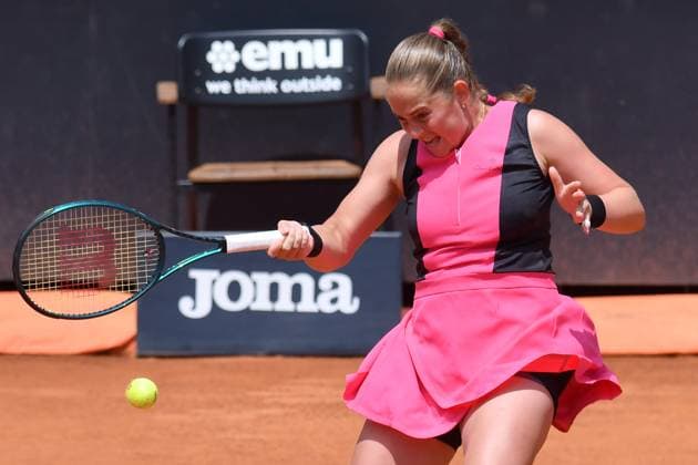 Jelena Ostapenko during the Internazionali BNL dÃ¢& x80;& x99;Italia 2024 at Foro Italico, Italy, May 15th, 2024 Mattia Vian during Internazionali BNL d Italia, International Tennis match in Rome, Italy, May 15 2024  Copyright: xMattiaxVian IPAxSportx xipa-agenx xx IPA_46093354 IPA_Agency_IPA46093354