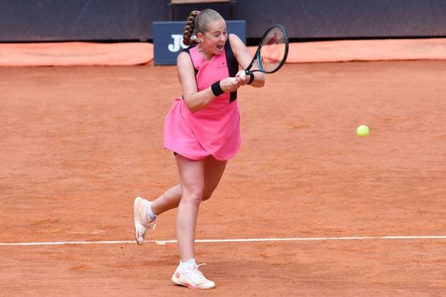 Jelena Ostapenko during the Internazionali BNL dÃ¢& x80;& x99;Italia 2024 at Foro Italico, Italy, May 15th, 2024 Mattia Vian during Internazionali BNL d Italia, International Tennis match in Rome, Italy, May 15 2024  Copyright: xMattiaxVian IPAxSportx xipa-agenx xx IPA_46093362 IPA_Agency_IPA46093362