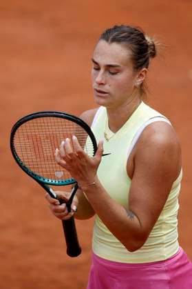 Aryna Sabalenka (RUS) looks on, Tennis WTA, Tennis Damen Internazionali BNL d Italia - Quarter finals, Swiatek vs Keys, Foro Italico, May 15, 2024, Rome, Italy.