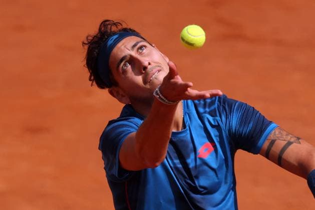 International Tennis match - Internazionali BNL d Italia Rome, Italy 15.05.2024 : Alejandro TABILO (CHI) vs Zhizhen ZHANG (CHN) during Internazionali BNL 2024 menÃ¢& x80;& x99;s ATP, Tennis Herren 1000 Open tennis tournament in Rome at Grand Stand Arena . Rome Italy  Copyright: xIPAxSport ABACAx