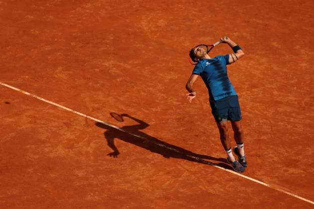 Rome, Italy 15.05.2024 : Alejandro TABILO (CHI) vs Zhizhen ZHANG (CHN) during Internazionali BNL 2024 menÃ¢& x80;& x99;s ATP, Tennis Herren 1000 Open tennis tournament in Rome at Grand Stand Arena .  Copyright: xMarcoxIacobucci IPAxSportx xipa-x xx IPA_46098511 IPA_Agency_IPA46098511