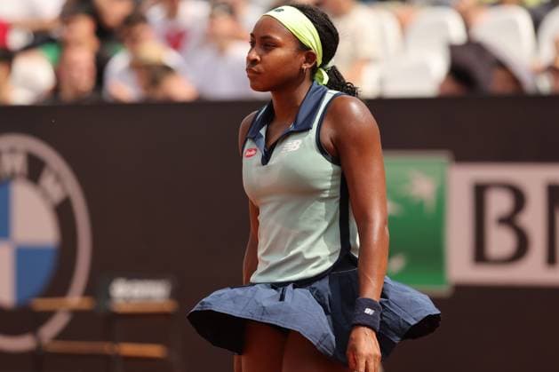 Rome, Italy 15.05.2024 : Coco Gauff (USA) during Internazionali BNL 2024 WomenÃ¢& x80;& x99;s WTA, Tennis Damen 1000 Open tennis tournament in Rome at Grand Stand Arena .  Copyright: xMarcoxIacobucci IPAxSportx xipa-x xx IPA_46099460 IPA_Agency_IPA46099460