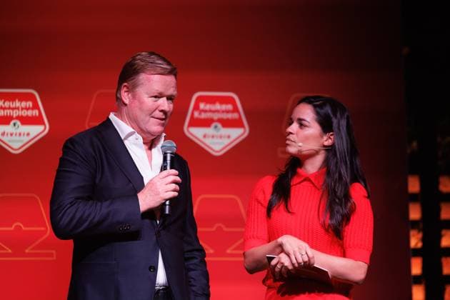 CUIJK , 15-05-2024 , Inspyrium, season 2023 2024 , Dutch Football Keuken Kampioen Divisie. Bondscoach Ronald Koeman, Fresia Cousino Arias tijdens de derde editie Kampioensdiner KKD Kampioensdiner 2023 2024  x25240293x Copyright: