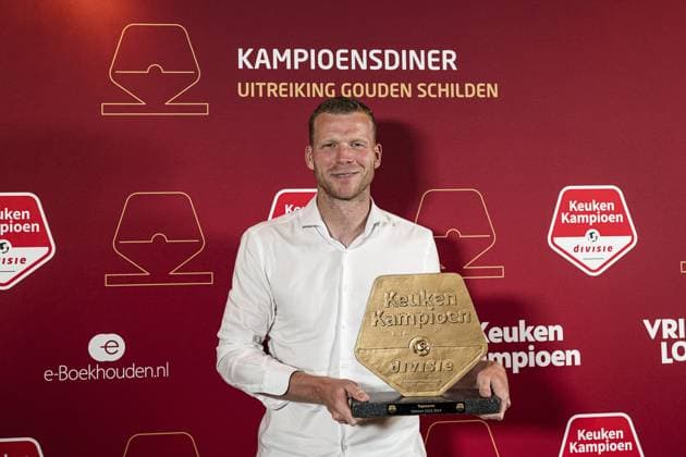 CUIJK , 15-05-2024 , Inspyrium, season 2023 2024 , Dutch Football Keuken Kampioen Divisie. Topscorer, Henk Veerman (ADO Den Haag) winnaar Gouden Kampioensschild seizoen 2023 2024 KKD Kampioensdiner 2023 2024  x25240306x Copyright:
