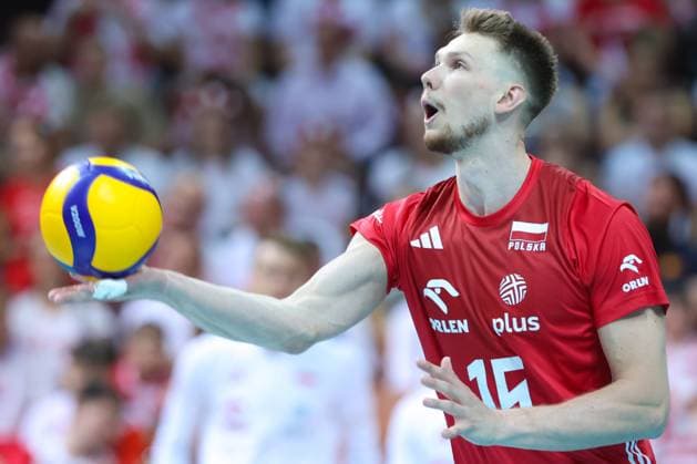 KATOWICE 15.05.2024 MECZ TOWARZYSKI REPREZENTACJI SIATKARZY: POLSKA - NIEMCY --- MENS VOLLEYBALL FRIENDLY MATCH POLAND - GERMANY IN KATOWICE JAKUB KOCHANOWSKI FOT. ANNA KLEPACZKO FOTOPYK NEWSPIX.PL --- Newspix.pl POLAND OUT!  240515LUM129