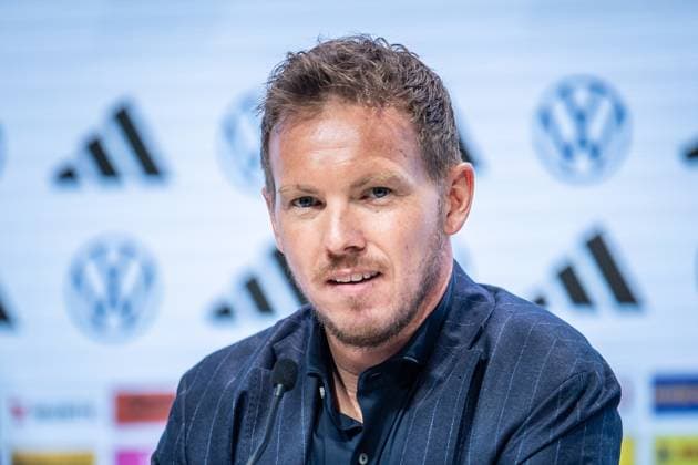 Press conference German national team Berlin, 16 05 2024 Julian Nagelsmann Coach Germany Press conference German national team, DRIVE Volkswagen Group Forum, Berlin 16 05 2024 Copyright: xBEAUTIFULxSPORTS LucianoxLimax