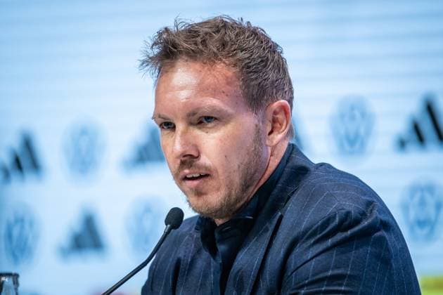Press conference German national team Berlin, 16 05 2024 Julian Nagelsmann Coach Germany Press conference German national team, DRIVE Volkswagen Group Forum, Berlin 16 05 2024 Copyright: xBEAUTIFULxSPORTS LucianoxLimax