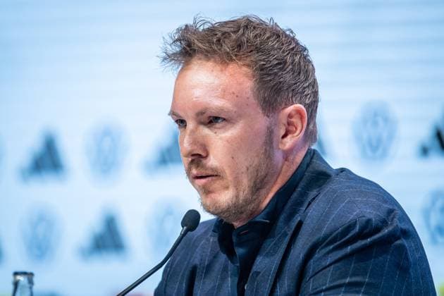 Press conference German national team Berlin, 16 05 2024 Julian Nagelsmann Coach Germany Press conference German national team, DRIVE Volkswagen Group Forum, Berlin 16 05 2024 Copyright: xBEAUTIFULxSPORTS LucianoxLimax