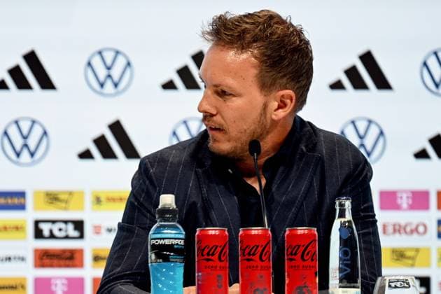 National coach Julian Nagelmann, GER, DFB press conference , Football men, Presentation of the preliminary European Championship squad, UEFA European Championship 2024, 16 05 2024 GER, DFB press conference , Football men, Presentation of the preliminary European Championship squad, UEFA European Championship 2024, 16 05 2024 Berlin Copyright: xEibner-Pressefotox xClaudiusxRauchx EP_CRH