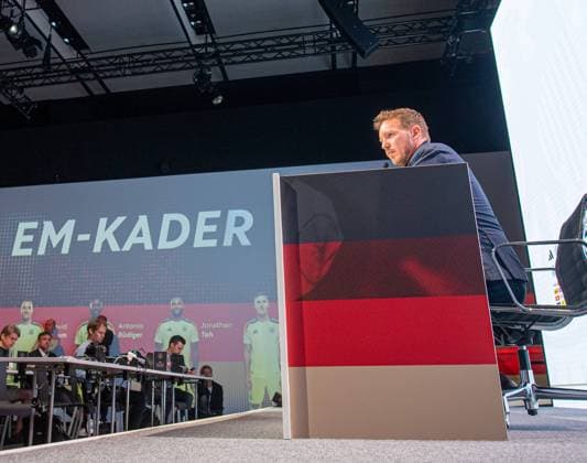 Football, Men, 2023 2024 season, National team, Press conference to announce the squad for the European Championship, Head coach Julian Nagelsmann Germany , 16 05 2024, Copyright: xSebastianxRäppold MatthiasxKochx