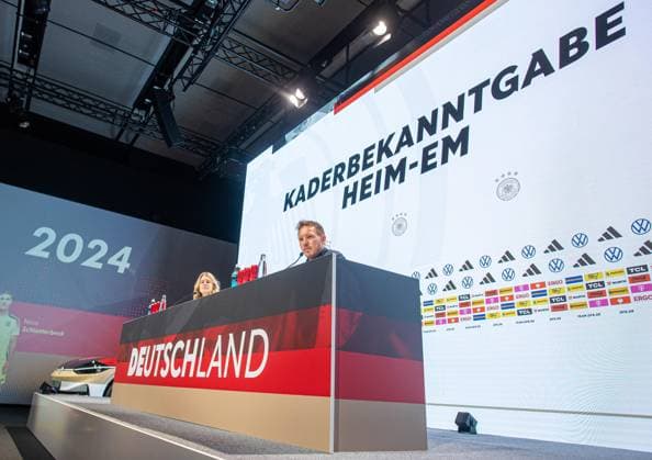 Football, Men, 2023 2024 season, National team, Press conference to announce the squad for the European Championship, Head coach Julian Nagelsmann Germany , 16 05 2024, Copyright: xSebastianxRäppold MatthiasxKochx