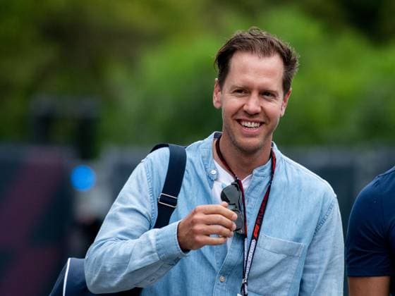 Formula 1, GP Emilia Romagna in Imola, Sebastian Vettel visits the paddock
