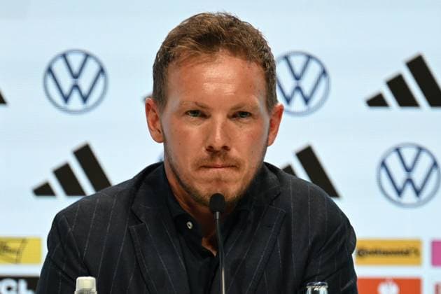 National coach Julian Nagelmann, GER, DFB press conference , Football men, Presentation of the preliminary European Championship squad, UEFA European Championship 2024, 16 05 2024 GER, DFB press conference , Football men, Presentation of the preliminary European Championship squad, UEFA European Championship 2024, 16 05 2024 Berlin Copyright: xEibner-Pressefotox xClaudiusxRauchx EP_CRH