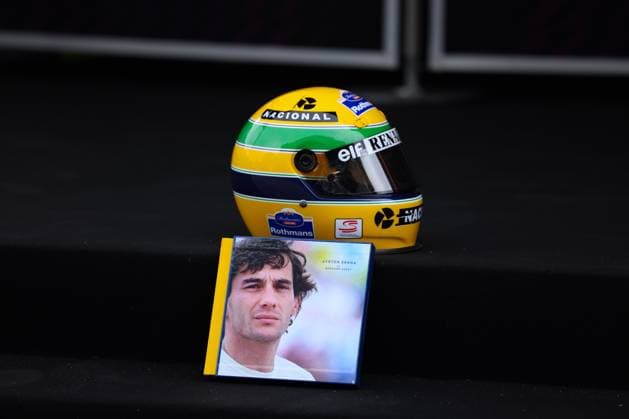 Ayrton Senna Helmet ,ITA, Formula 1 World Championship, Grand Prix Emilia Romagna Imola, Autodromo Enzo e Dino Ferrari, Media Day, 16 05 2024 ITA, Formula 1 World Championship, Grand Prix Emilia Romagna Imola, Autodromo Enzo e Dino Ferrari, Media Day, 16 05 2024 Imola Copyright: xEibner-Pressefoto AnnikaxGrafx EP_AGF