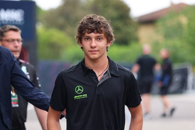 Andrea Kimi Antonelli, Mercedes Junior Team, Formula 2 ,ITA, Formula 1 World Championship, Grand Prix Emilia Romagna Imola, Autodromo Enzo e Dino Ferrari, Media Day, 16 05 2024 ITA, Formula 1 World Championship, Grand Prix Emilia Romagna Imola, Autodromo Enzo e Dino Ferrari, Media Day, 16 05 2024 Imola Copyright: xEibner-Pressefoto AnnikaxGrafx EP_AGF