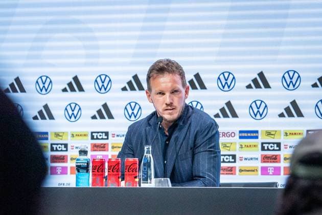 Press conference German national team Berlin, 16 05 2024 Julian Nagelsmann Coach Germany Press conference German national team, DRIVE Volkswagen Group Forum, Berlin 16 05 2024 Copyright: xBEAUTIFULxSPORTS LucianoxLimax