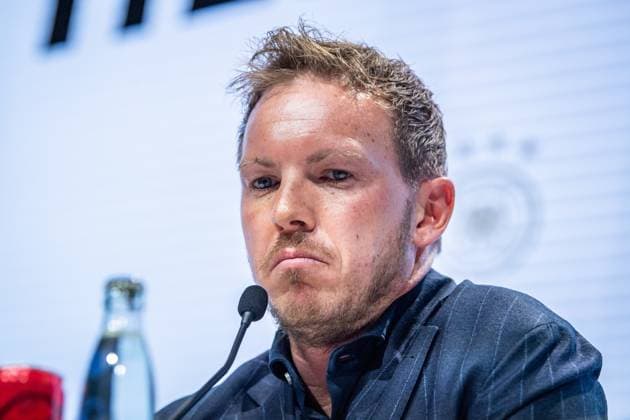 Press conference German national team Berlin, 16 05 2024 Julian Nagelsmann Coach Germany Press conference German national team, DRIVE Volkswagen Group Forum, Berlin 16 05 2024 Copyright: xBEAUTIFULxSPORTS LucianoxLimax