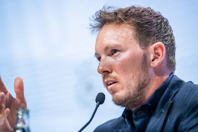 Press conference German national team Berlin, 16 05 2024 Julian Nagelsmann Coach Germany Press conference German national team, DRIVE Volkswagen Group Forum, Berlin 16 05 2024 Copyright: xBEAUTIFULxSPORTS LucianoxLimax