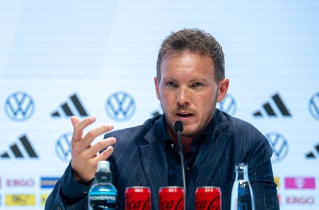 Football, Men, 2023 2024 season, National team, Press conference to announce the squad for the European Championship, Head coach Julian Nagelsmann Germany , 16 05 2024, Copyright: xSebastianxRäppold MatthiasxKochx