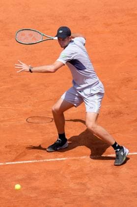 Internazionali BNL D Italia 2024 - Day Eleven Hubert Hurkacz in action during the quarter-final match between Hubert Hurkacz and Tommy Paul on Day eleven of Internazionali BNL D Italia 2024 at Foro Italico on May 16, 2024 in Rome, Italy. Rome Foro Italico Lazio Italy Copyright: xGiuseppexMaffiax IBI_DayEleven_HubertHurkacz_160524_DSC5608