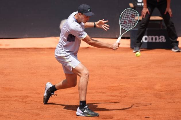 Hubert Hurkacz during the Internazionali BNL dÃ¢& x80;& x99;Italia 2024 at Foro Italico, Italy, May 16th, 2024 Mattia Vian during Internazionali BNL d Italia, International Tennis match in Rome, Italy, May 16 2024  Copyright: xMattiaxVian IPAxSportx xipa-agenx xx IPA_46136720 IPA_Agency_IPA46136720