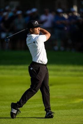 240516 Xander Schauffele of USA during the first round of the 2024 PGA Championship Golf Tournament on May 16, 2024 in Louisville Photo Petter Arvidson BILDBYRAN kod PA PA0809 golf pga championship 1 bbeng  Copyright: PETTERxARVIDSON BB240516PA007