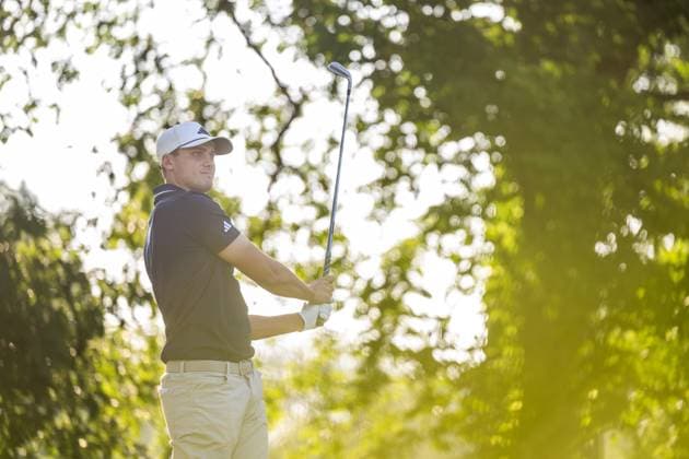 240516 Ludvig Aberg of Sweden during the first round of the 2024 PGA Championship Golf Tournament on May 16, 2024 in Louisville Photo Petter Arvidson BILDBYRAN kod PA PA0809 golf pga championship 1 bbeng  Copyright: PETTERxARVIDSON BB240516PA008