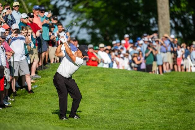 240516 Xander Schauffele of USA during the first round of the 2024 PGA Championship Golf Tournament on May 16, 2024 in Louisville Photo Petter Arvidson BILDBYRAN kod PA PA0809 golf pga championship 1 bbeng usa  Copyright: PETTERxARVIDSON BB240516PA021