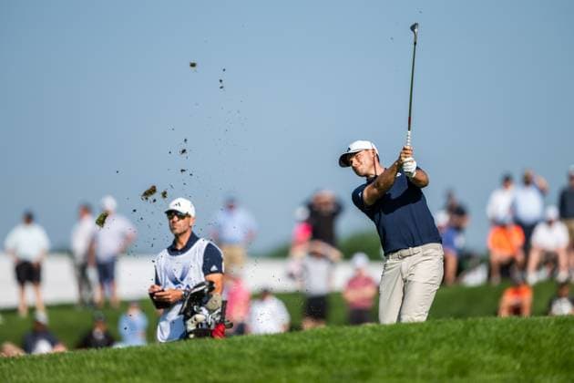 240516 Ludvig Aberg of Sweden during the first round of the 2024 PGA Championship Golf Tournament on May 16, 2024 in Louisville Photo Petter Arvidson BILDBYRAN kod PA PA0809 golf pga championship 1 bbeng sverige sweden  Copyright: PETTERxARVIDSON BB240516PA026